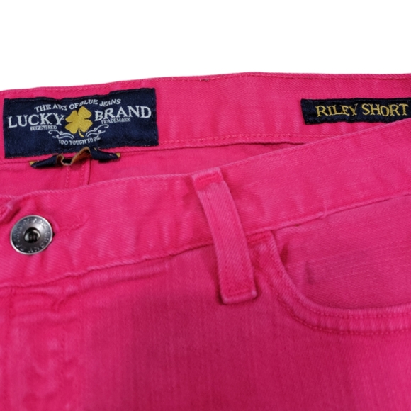 Lucky Brand Shorts Size 12 / 31 37x3 Lucky Brand Riley Short Jean Shorts Denim - Picture 3 of 4